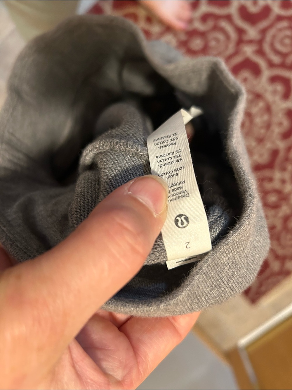 Lululemon Gray Drawstring Shorts - Picture 3 of 3